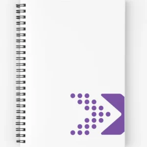 Cuaderno con flechas